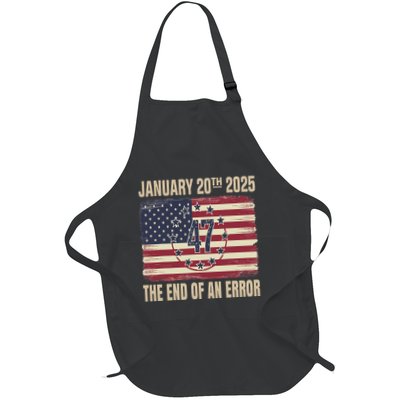 End Of An Error On January 20 2025 Inauguration Day Full-Length Apron With Pockets