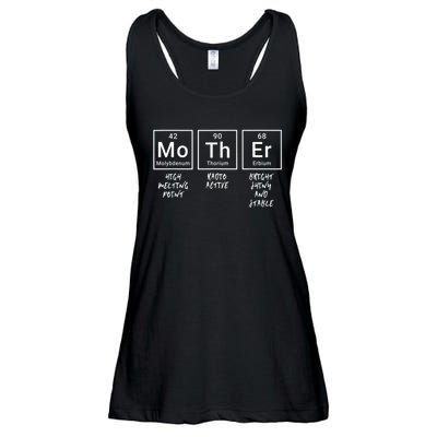 Elements Of A Mother | Mom Funny Mothersday Gift | Womens Ladies Essential Flowy Tank