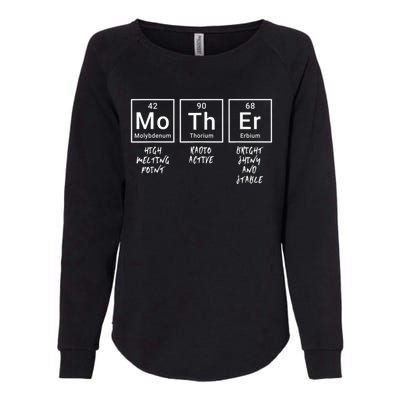 Elements Of A Mother | Mom Funny Mothersday Gift | Womens Womens California Wash Sweatshirt