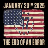 End Of An Error On January 20 2025 Inauguration Day Button