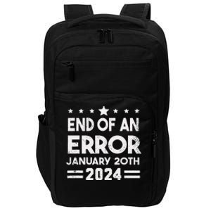 End Of An Error January 20th 2024 Trump Inauguration Day Impact Tech Backpack