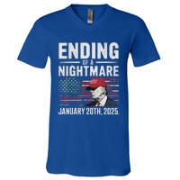 Ending Of A Nightmare January 20 2025 V-Neck T-Shirt