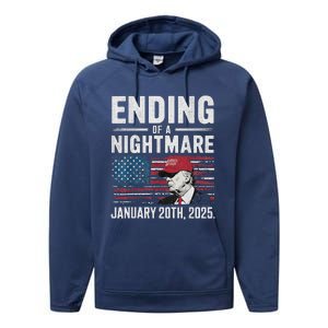 Ending Of A Nightmare January 20 2025 Performance Fleece Hoodie