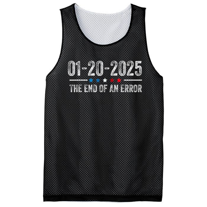 End Of An Error January 20 2025 Inauguration Trump Mesh Reversible Basketball Jersey Tank