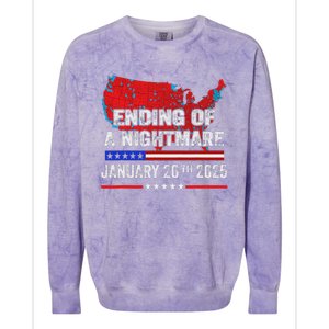 Ending Of A Nightmare January 20th 2025 Colorblast Crewneck Sweatshirt