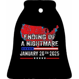 Ending Of A Nightmare January 20th 2025 Ceramic Bell Ornament