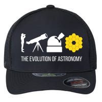 Evolution Of Astronomy Telescope James Webb Space Telescope Gift Flexfit Unipanel Trucker Cap
