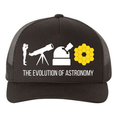 Evolution Of Astronomy Telescope James Webb Space Telescope Gift Yupoong Adult 5-Panel Trucker Hat
