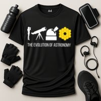 Evolution Of Astronomy Telescope James Webb Space Telescope Gift Cooling Performance Crew T-Shirt