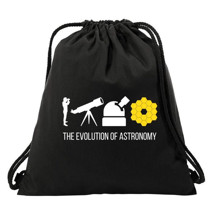 Evolution Of Astronomy Telescope James Webb Space Telescope Gift Drawstring Bag