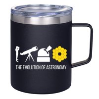 Evolution Of Astronomy Telescope James Webb Space Telescope Gift 12oz Stainless Steel Coffee Mug