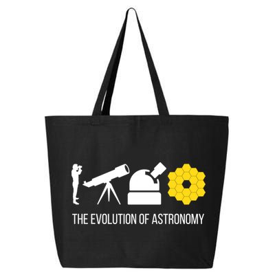 Evolution Of Astronomy Telescope James Webb Space Telescope Gift 25L Jumbo Tote