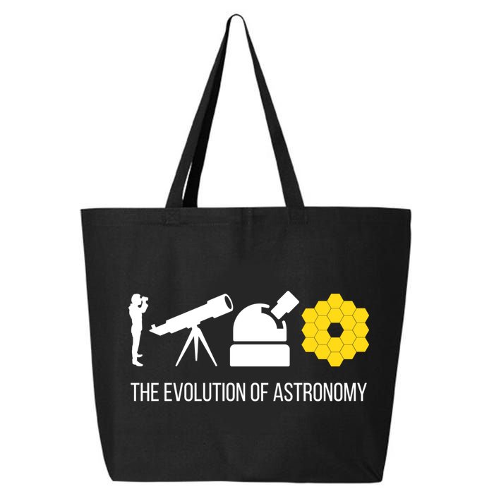 Evolution Of Astronomy Telescope James Webb Space Telescope Gift 25L Jumbo Tote