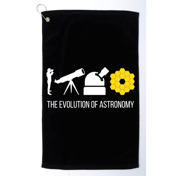 Evolution Of Astronomy Telescope James Webb Space Telescope Gift Golf Towel