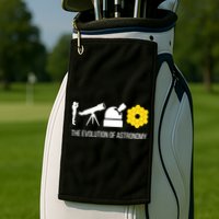 Evolution Of Astronomy Telescope James Webb Space Telescope Gift Golf Towel