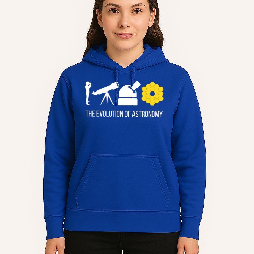 Evolution Of Astronomy Telescope James Webb Space Telescope Gift Hoodie