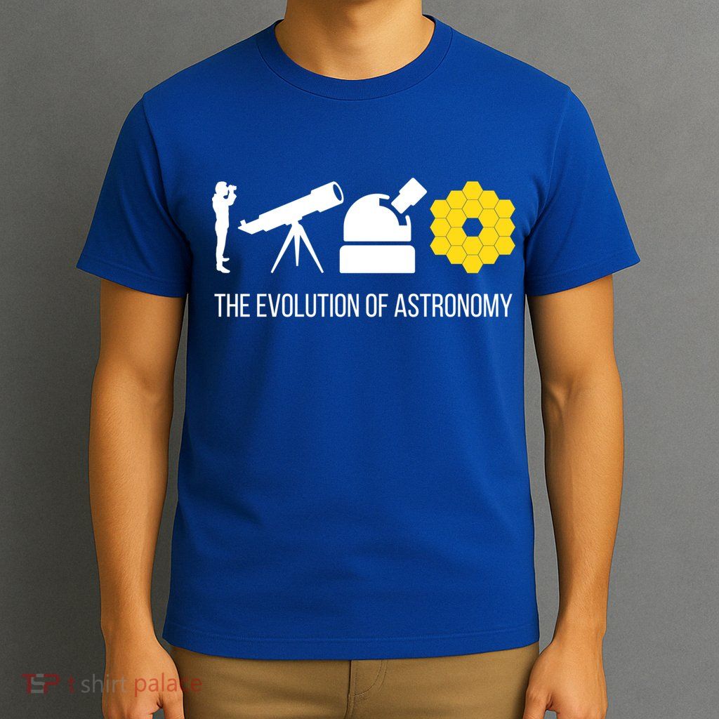 Evolution Of Astronomy Telescope James Webb Space Telescope Gift T-Shirt