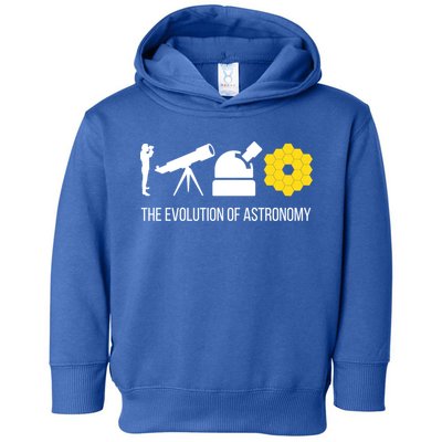 Evolution Of Astronomy Telescope James Webb Space Telescope Gift Toddler Hoodie