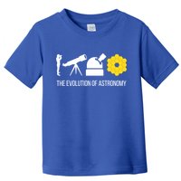 Evolution Of Astronomy Telescope James Webb Space Telescope Gift Toddler T-Shirt