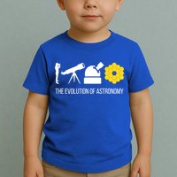 Evolution Of Astronomy Telescope James Webb Space Telescope Gift Toddler T-Shirt