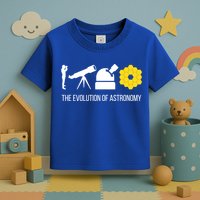 Evolution Of Astronomy Telescope James Webb Space Telescope Gift Toddler T-Shirt