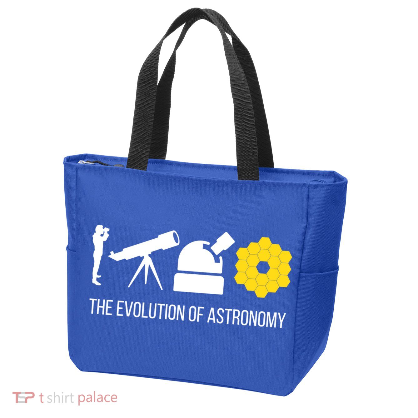 Evolution Of Astronomy Telescope James Webb Space Telescope Gift Zip Tote Bag