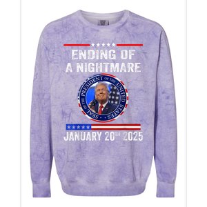 Ending Of A Nightmare January 20th 2025 Colorblast Crewneck Sweatshirt