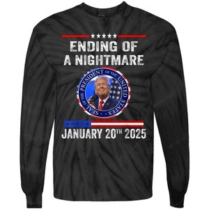 Ending Of A Nightmare January 20th 2025 Tie-Dye Long Sleeve Shirt