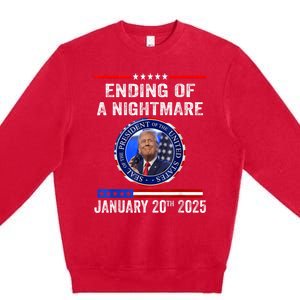 Ending Of A Nightmare January 20th 2025 Premium Crewneck Sweatshirt