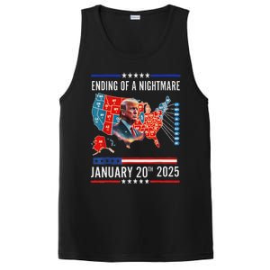 Ending Of A Nightmare January 20th 2025Donald Trump Usa Map PosiCharge Competitor Tank