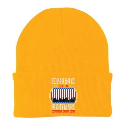 Ending Of A Nightmare January 20 2025 Trump Inauguration Knit Cap Winter Beanie