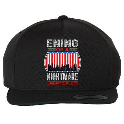 Ending Of A Nightmare January 20 2025 Trump Inauguration Wool Snapback Cap