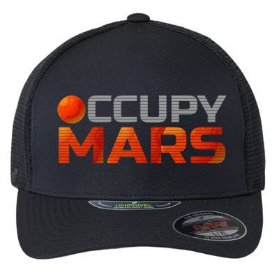 Explorer Occupygiftmars Astronomy Gift Flexfit Unipanel Trucker Cap