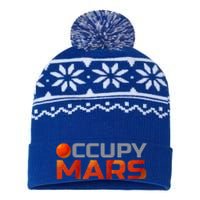 Explorer Occupygiftmars Astronomy Gift USA-Made Snowflake Beanie