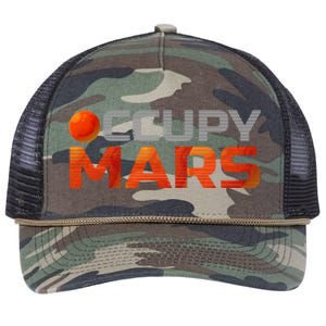 Explorer Occupygiftmars Astronomy Gift Retro Rope Trucker Hat Cap