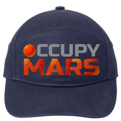 Explorer Occupygiftmars Astronomy Gift 7-Panel Snapback Hat