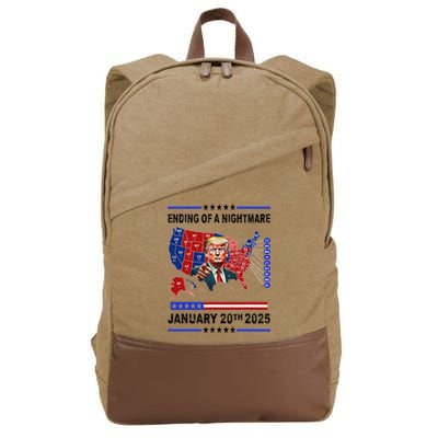 Ending Of A Nightmare January 20th 2025 Cotton Canvas Backpack