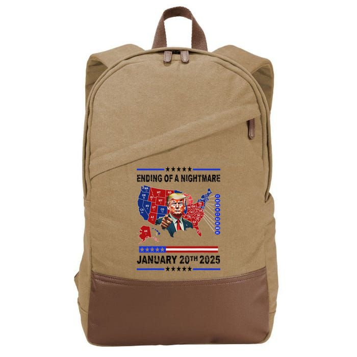 Ending Of A Nightmare January 20th 2025 Cotton Canvas Backpack