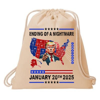 Ending Of A Nightmare January 20th 2025 Drawstring Bag