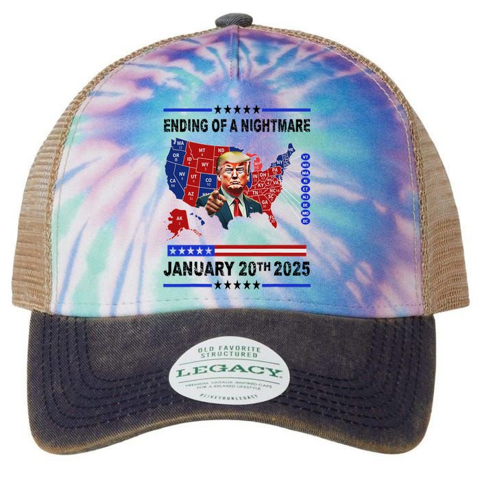 Ending Of A Nightmare January 20th 2025 Legacy Tie Dye Trucker Hat