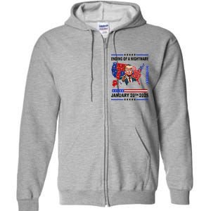 Ending Of A Nightmare January 20th 2025 Full Zip Hoodie