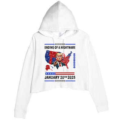 Ending Of A Nightmare January 20th 2025 Crop Fleece Hoodie