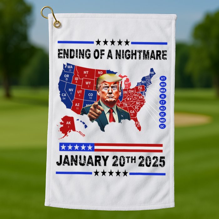 Ending Of A Nightmare January 20th 2025 Golf Towel