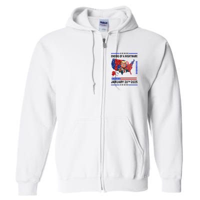 Ending Of A Nightmare January 20th 2025 Full Zip Hoodie