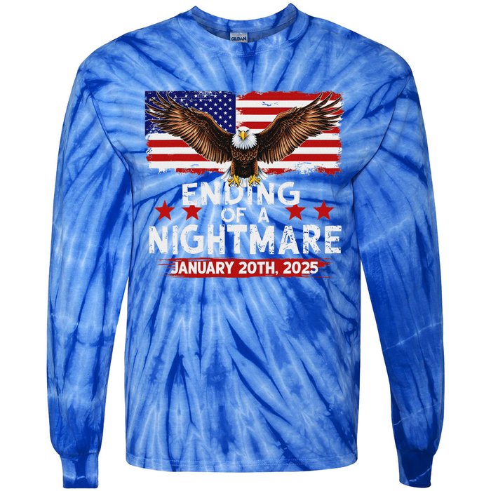 Ending Of A Nightmare January 20th 2025 Tie-Dye Long Sleeve Shirt