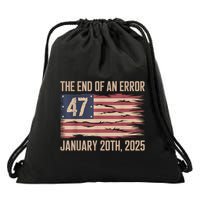 End Of An Error January 20 2025 President Inauguration Drawstring Bag