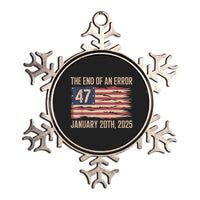 End Of An Error January 20 2025 President Inauguration Metallic Star Ornament