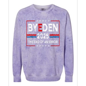 End Of An Error January 20th 2025 Bye Den Trump Inauguration Colorblast Crewneck Sweatshirt