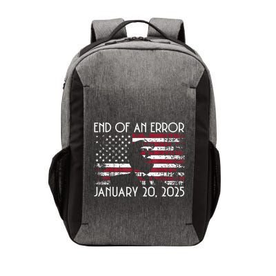 End Of An Error Funny Trump Inauguration 2025 American Flag Vector Backpack