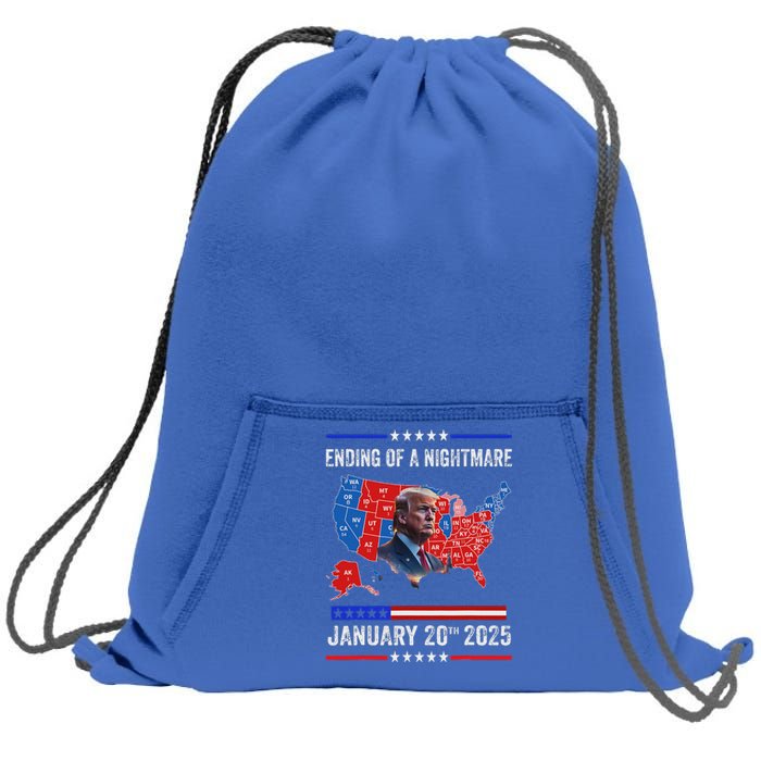 Ending Of A Nightmare January 20th 2025 Sweatshirt Cinch Pack Bag